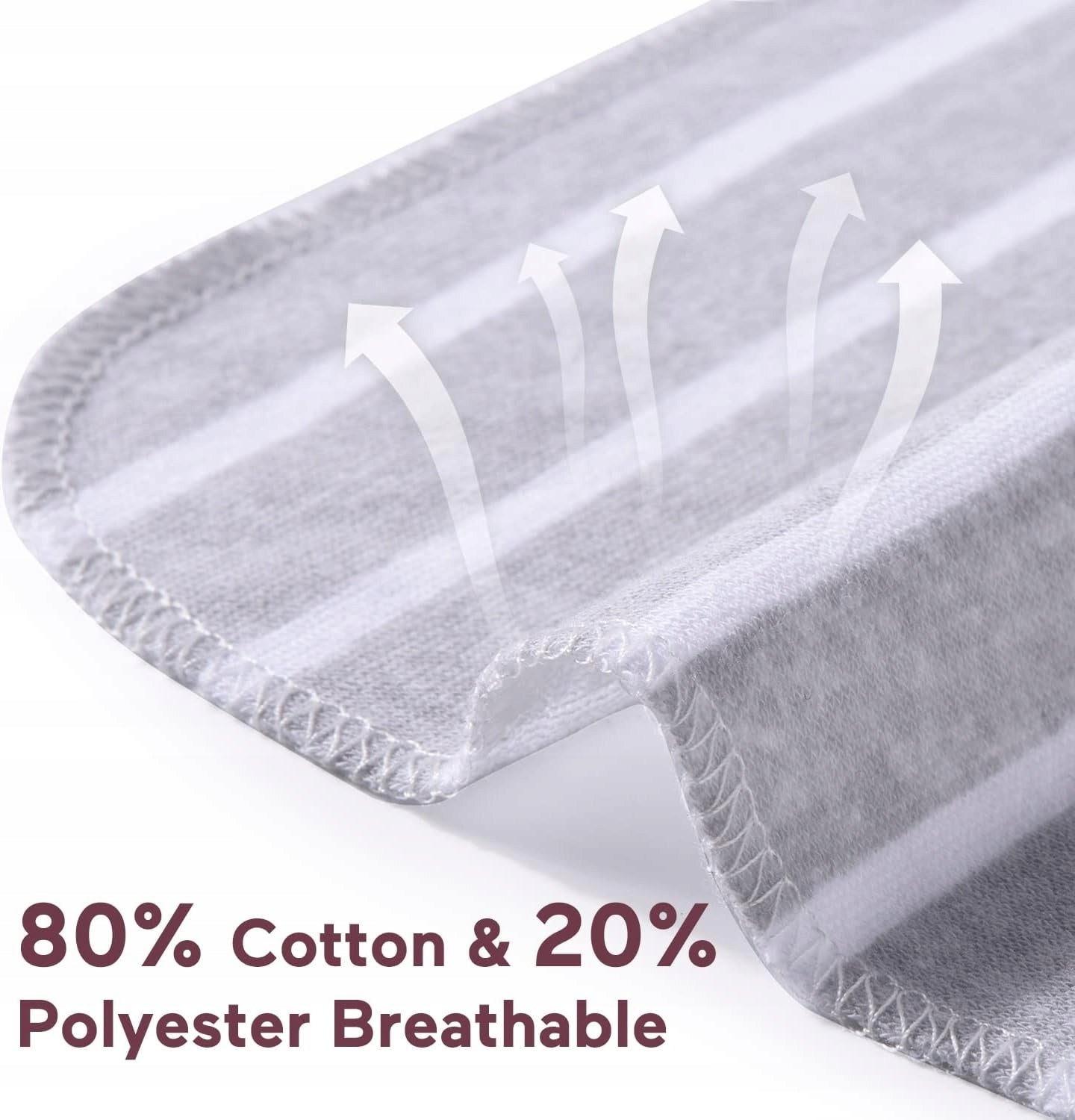 MOMCOZY hooded towels x2 76x76 + 6 24x24 washcloths