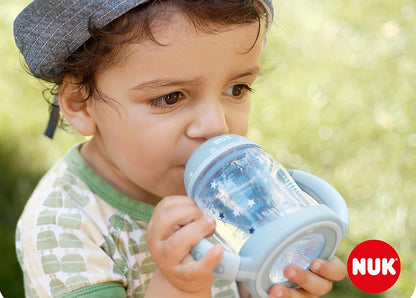 NUK Learner Cup NETEČOUCÍ HRNEK ukazatel teploty 150 ml 6 m+