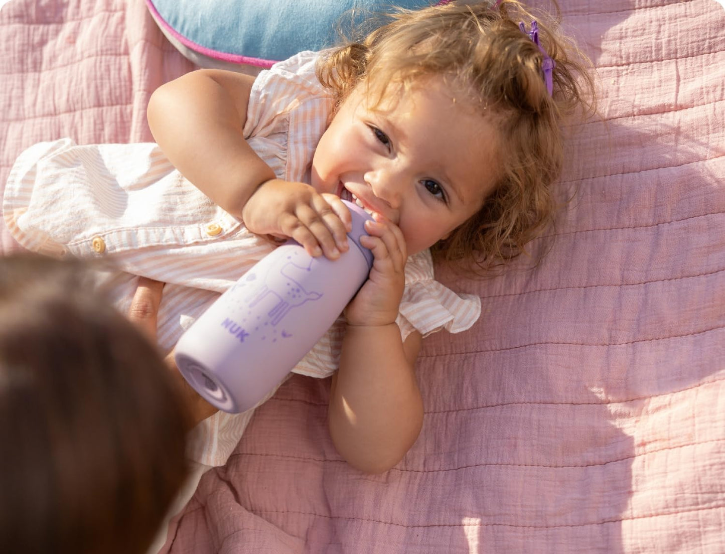 NUK Mini-Me Flip ατσάλινο μπουκάλι με καλαμάκι και στόμιο 500 ml 12 m+ – φωτογραφία προϊόντος 5