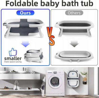 GLENMORE foldable bathtub with drain