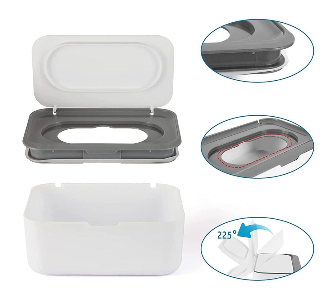 Wipe box box width 13 cm, length 19 cm, HEIGHT 7.5 cm