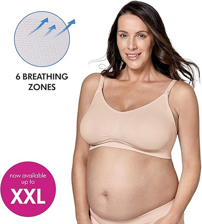 MEDELA KEEP COOL ULTRA nursing bra + XL nursing pads