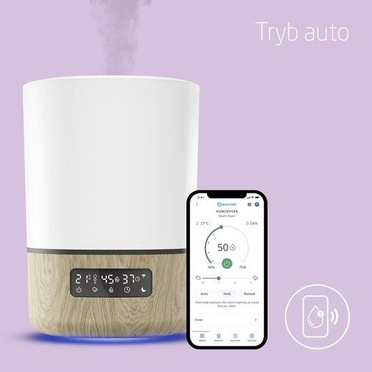 MAXI-COSI Breathe dálkový zvlhčovač vzduchu 24 h aplikace Connected Home