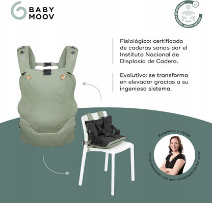 BABYMOOV MOOV&BOOST soft carrier, seat booster 2in1