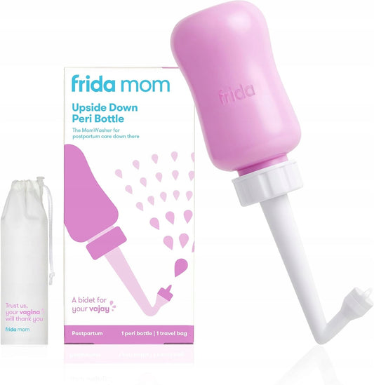 FRIDA Mom Peri-Flasche zur Pflege nach der Geburt, 295 ml + Etui