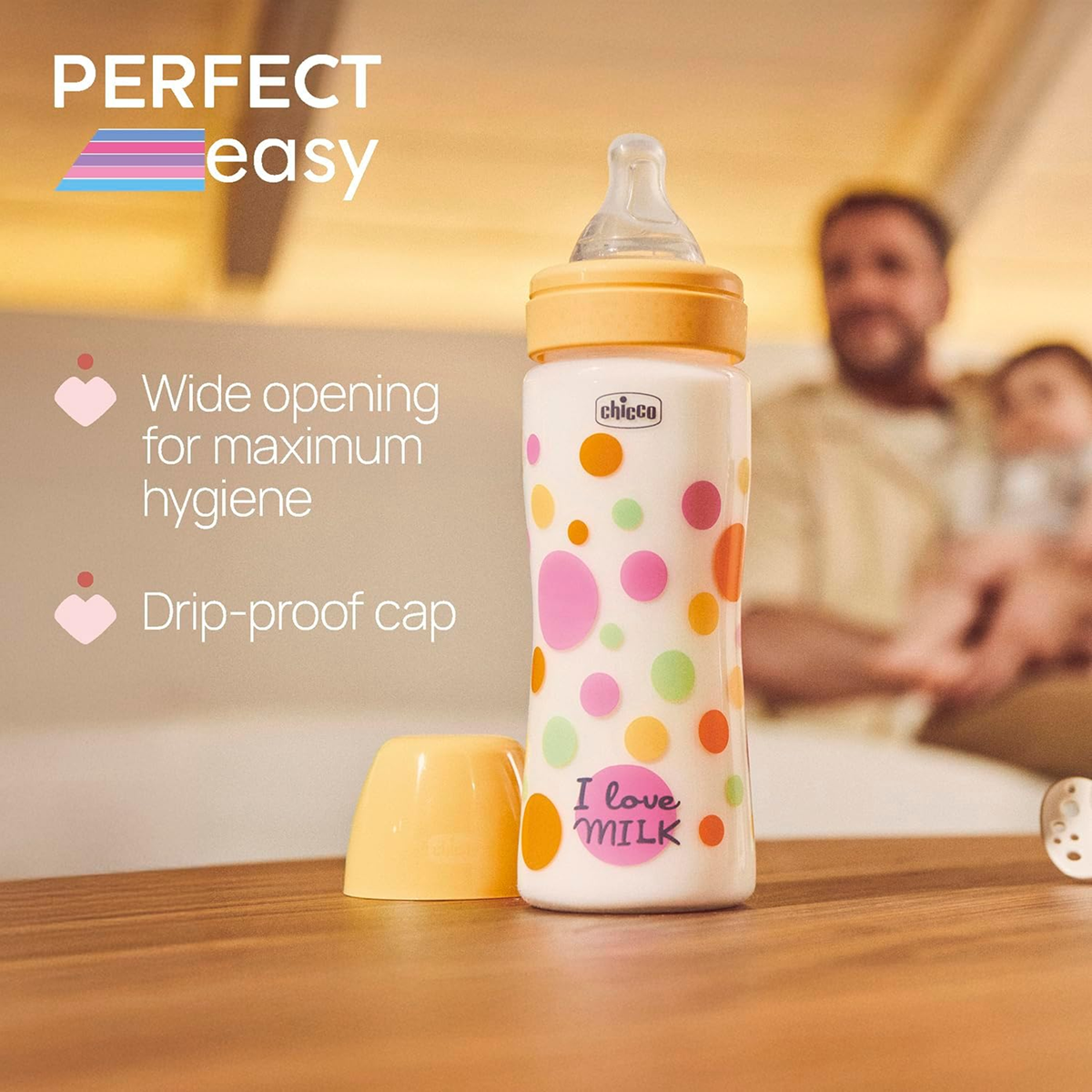 CHICCO láhev Perfect Easy 4m+ 300ml