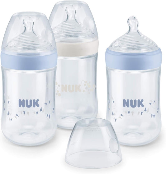 Set di biberon NUK Nature Sense 3x, età 6-18 mesi