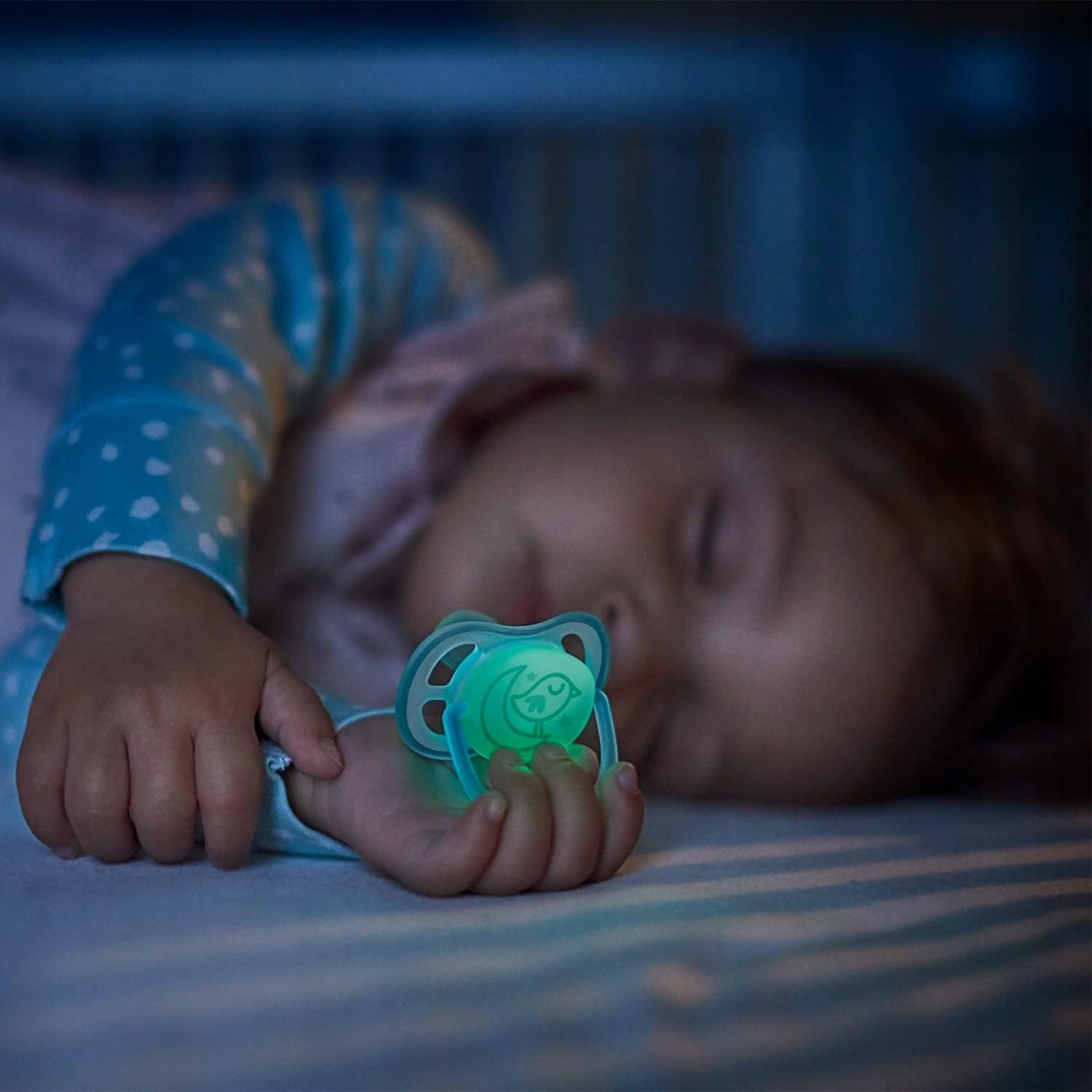 PHILIPS AVENT Ultra Air Night pacifiers x 2 18m+ glow
