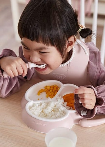 BABYBJORN silikonový bryndák s kapsou x2