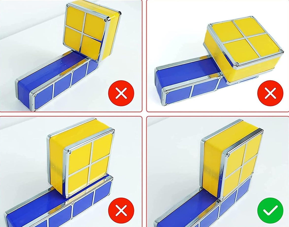 JUSTUP The Magic Block noční LED lampička 7 prvků 7 barev TETRIS