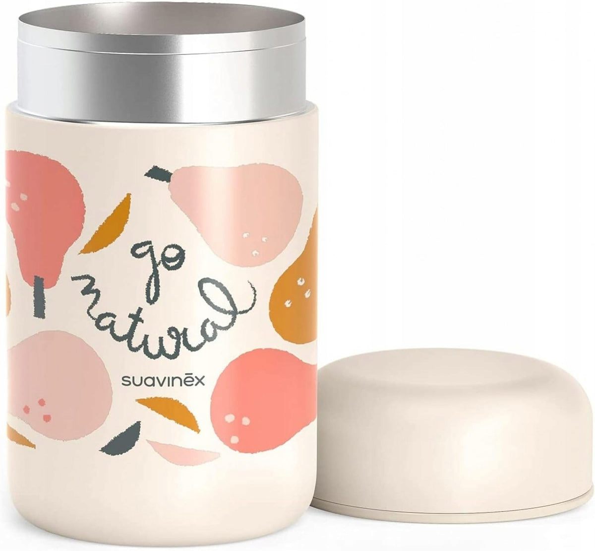 SUAVINEX Go Natural termos para refeição em aço 400 ml