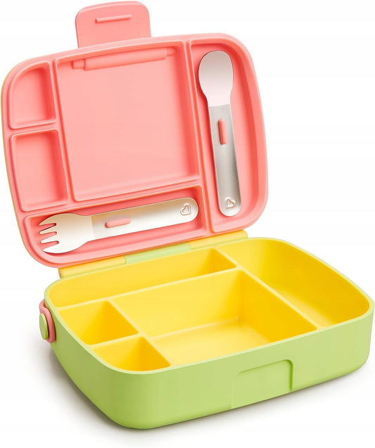 MUNCHKIN Bento Box madkasse + bestik, 5 rum