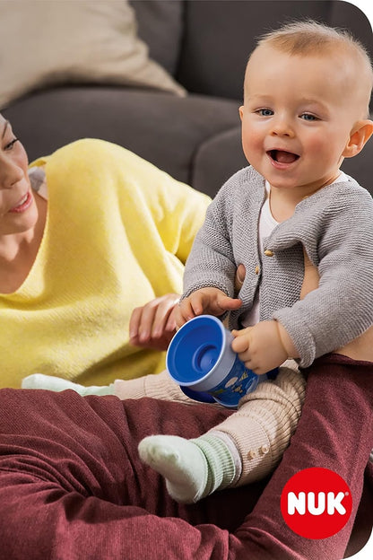 NUK Mini Magic Cup auslaufsicherer Trinklernbecher, im Dunkeln leuchtend, 360°, 160 ml, ab 6 Monaten – Produktbild 4