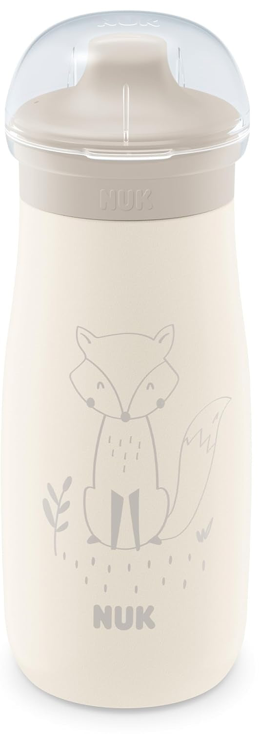 NUK Mini-Me Sip stainless steel bottle with a hard spout, 300 ml, 9m+ FOX – product image 2