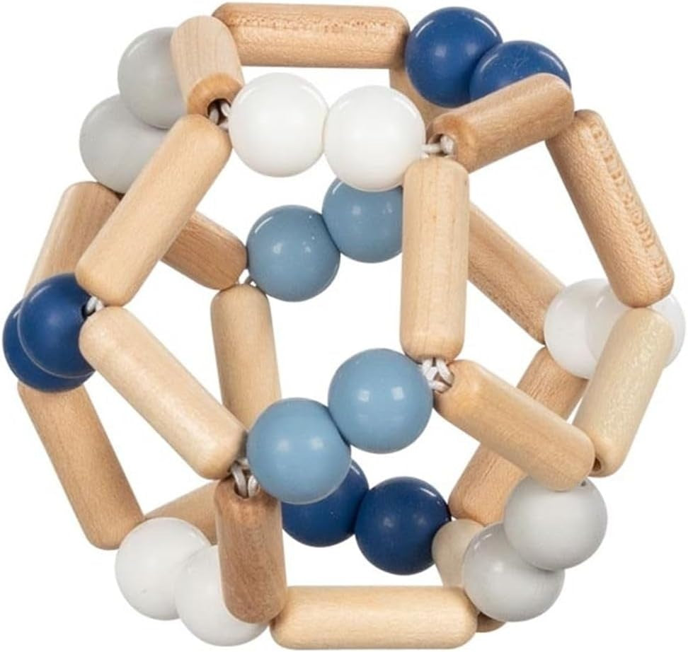GOKI Baby flexible wooden gripper ball 10 x 10 cm