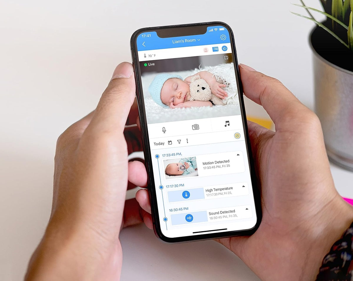 MOTOROLA Easy44 Connect digitální elektronická chůvička 4,3" FHSS aplikace