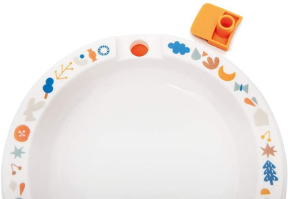 SUAVINEX thermal plate, cup and spoon set FOREST
