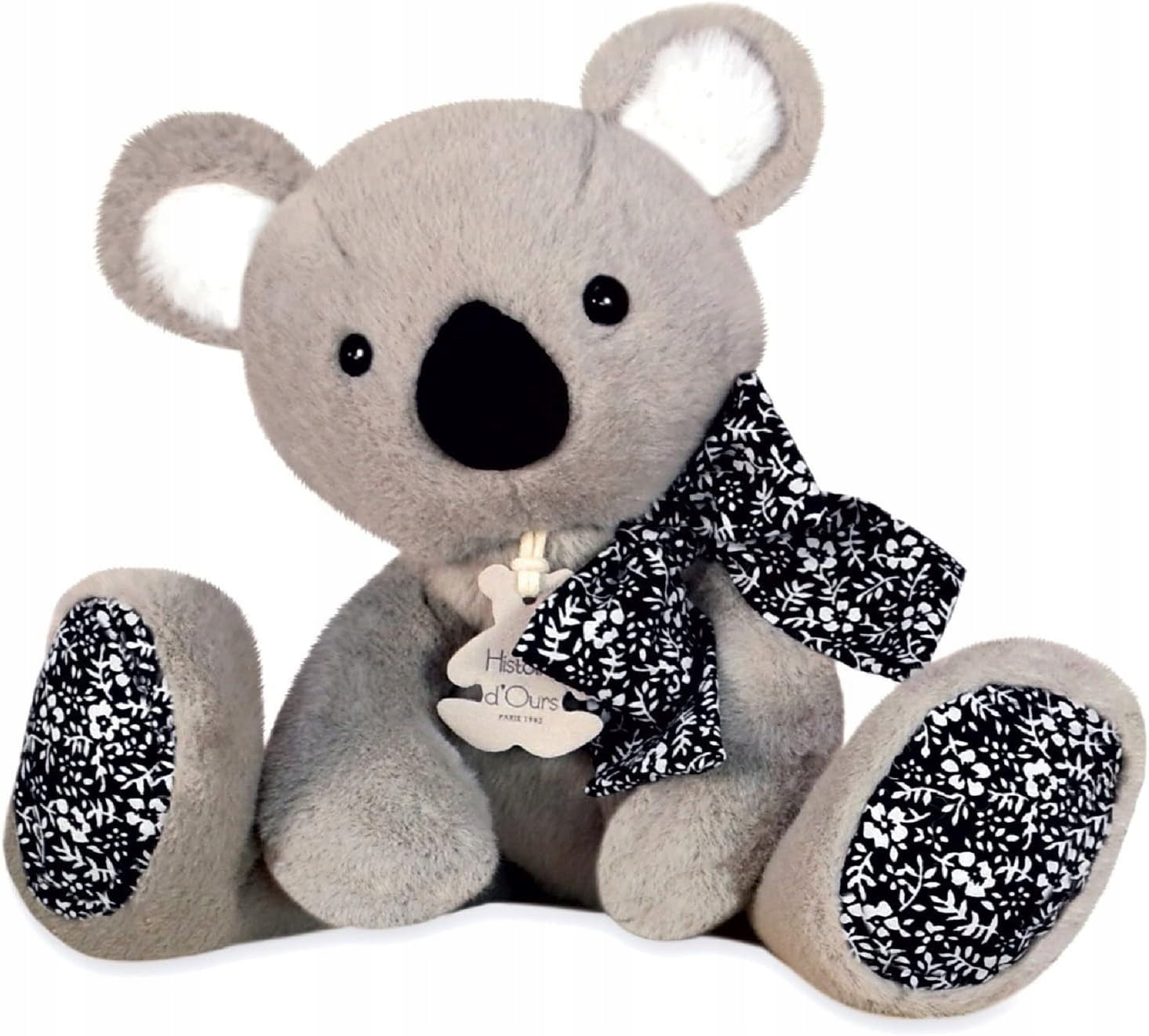 HISTOIRE d'OURS coal cuddly toy