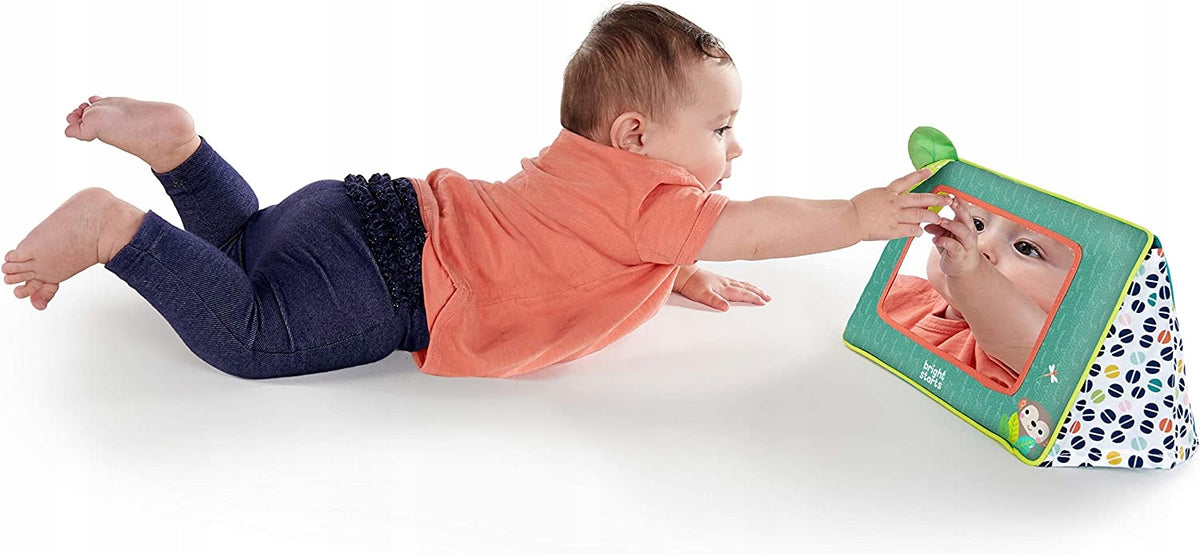 BRIGHT STARTS Safari folding floor mirror
