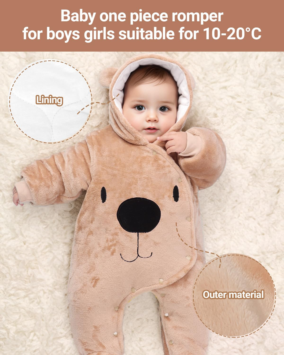 JIAMY winter hooded snowsuit 6-9 months