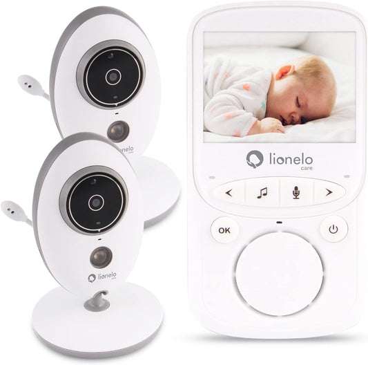 LIONELO Babyline 5.1 baby monitor 2,4" VOX + 2 telecamere