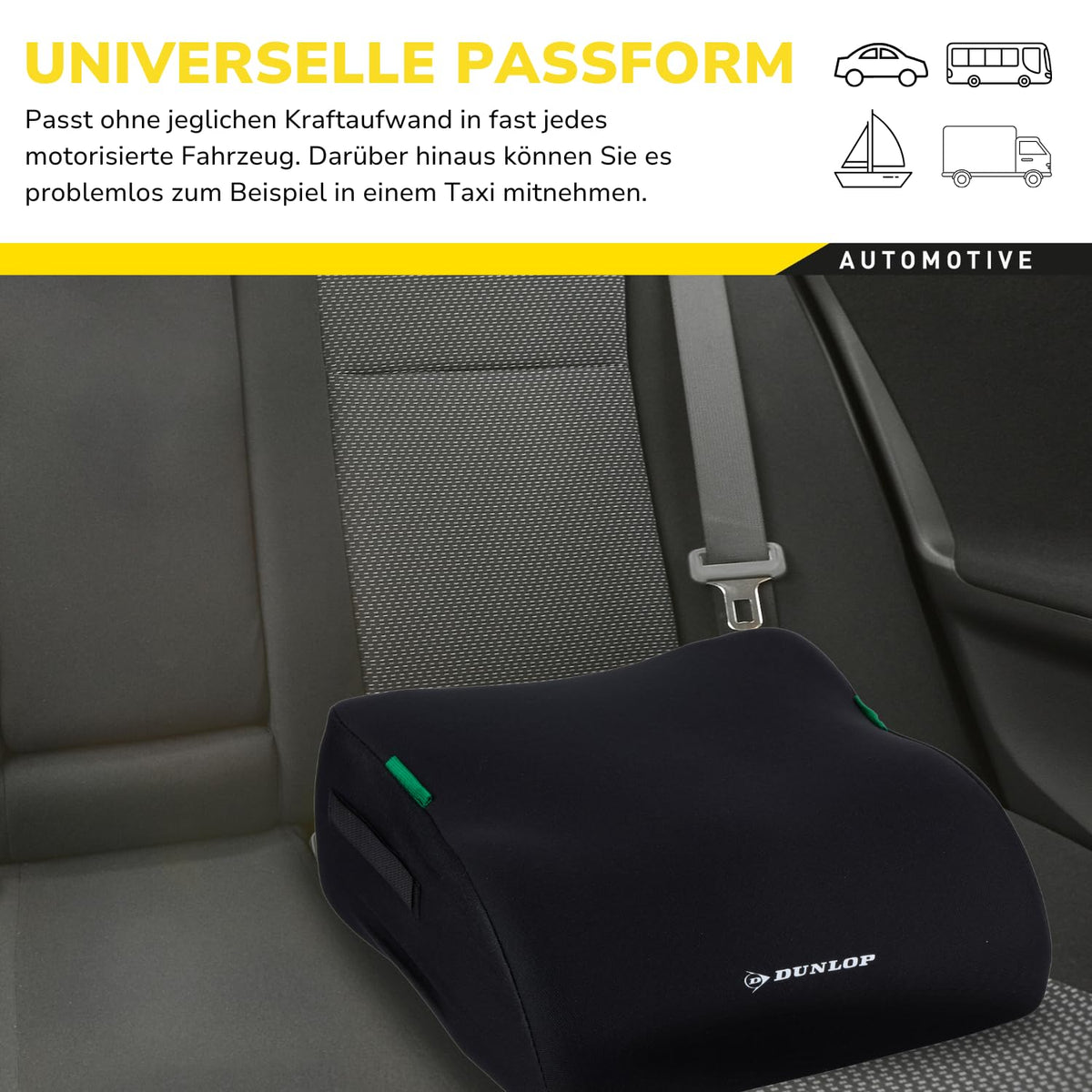 DUNLOP Car Booster car booster seat for children 135–150 cm tall