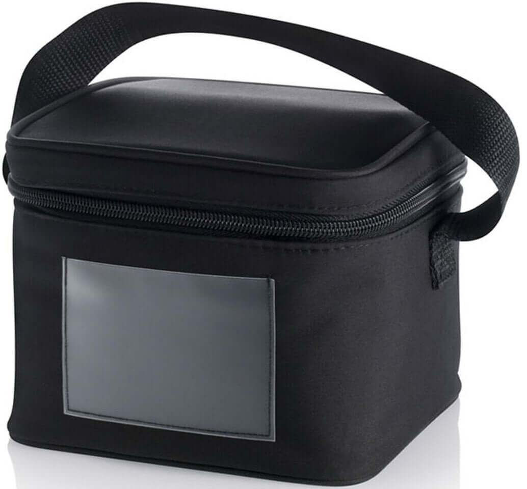 MEDELA torba chłodząca do 4-ech butelek 150ml, czarna, z paskiem i wkładem chłodzącym