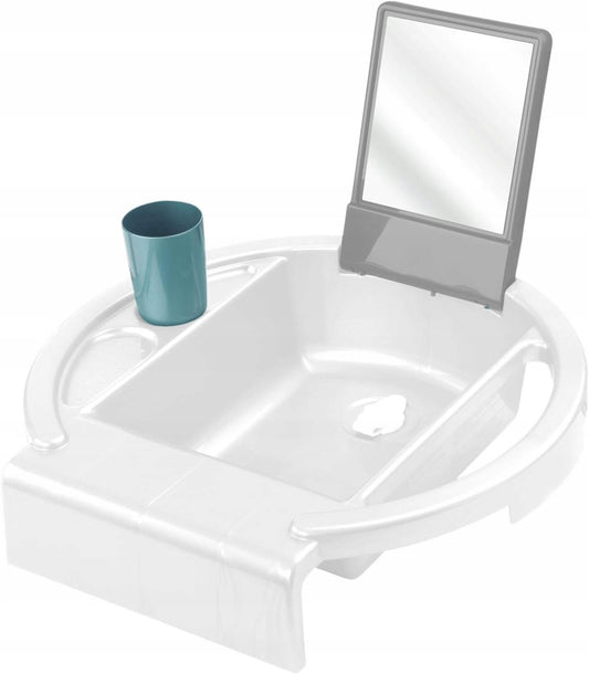 ROTHO Kiddy Lavabo para niños con espejo irrompible y vaso