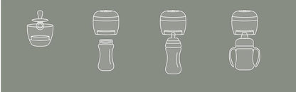 NUVITA MellyPlus 2 handheld UV sterilizer for bottle nipples, 2 minutes