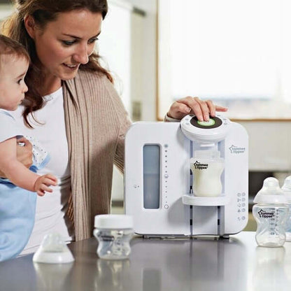 TOMMEE TIPPEE Perfect Prep EKSPRES DO MLEKA 2 min – podgrzewacz do mleka dla niemowląt, biały