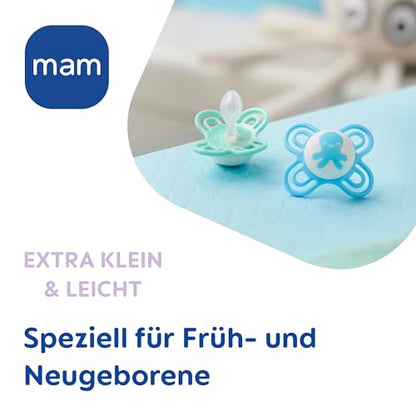 MAM Perfect Day & Night silikonový dudlík 0-6m x4 SVÍTÍCÍ