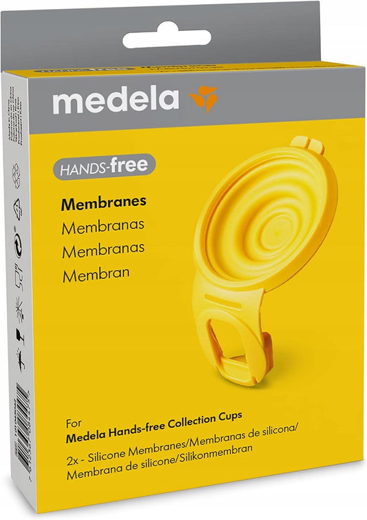 MEDELA HANDS-FREE breast pump membranes x2