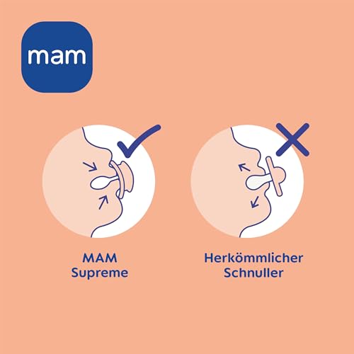MAM Supreme Day&Night silikonový dudlík 0-6m x4 SVÍTÍCÍ