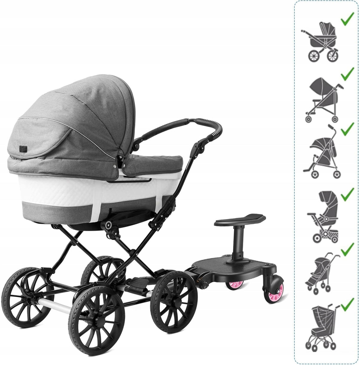 FNRIDS universal stroller buggy board