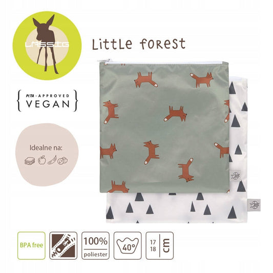 LASSIG Snack Bag sáčky na svačiny x2 17x18cm
