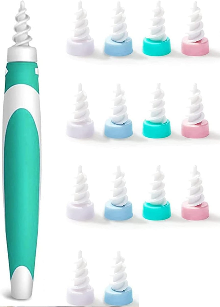 Q GRIPS zařízení na čištění uší + 14 silikonových nástavců