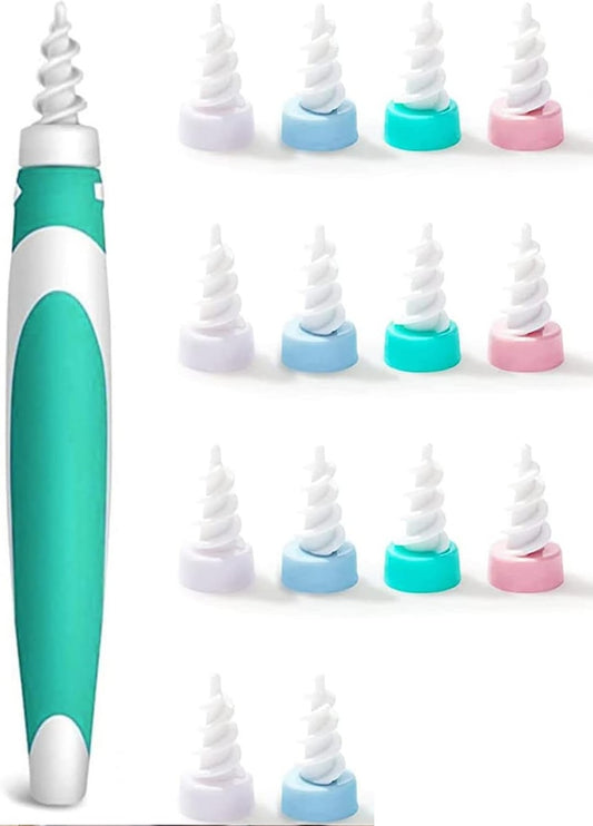 Q GRIPS zařízení na čištění uší + 14 silikonových nástavců