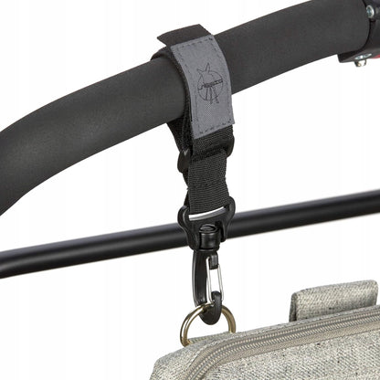 LASSIG Casual Label bag attachment clips for stroller frame, 2 pieces – product image 4