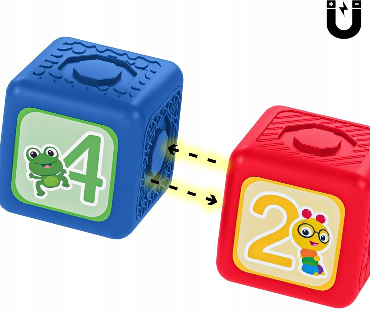 BABY EINSTEIN Connectables Add & Stack klocki magnetyczne