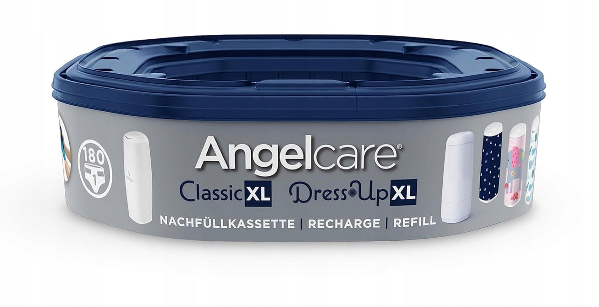 ANGELCARE Dress Up XL koš na použité pleny + náplň Dress Up 180 plen