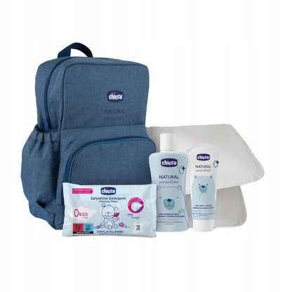 CHICCO Natural batoh na pleny a příslušenství + kosmetika
