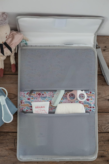 BEABA organizer for diapers and wipes + changing mat