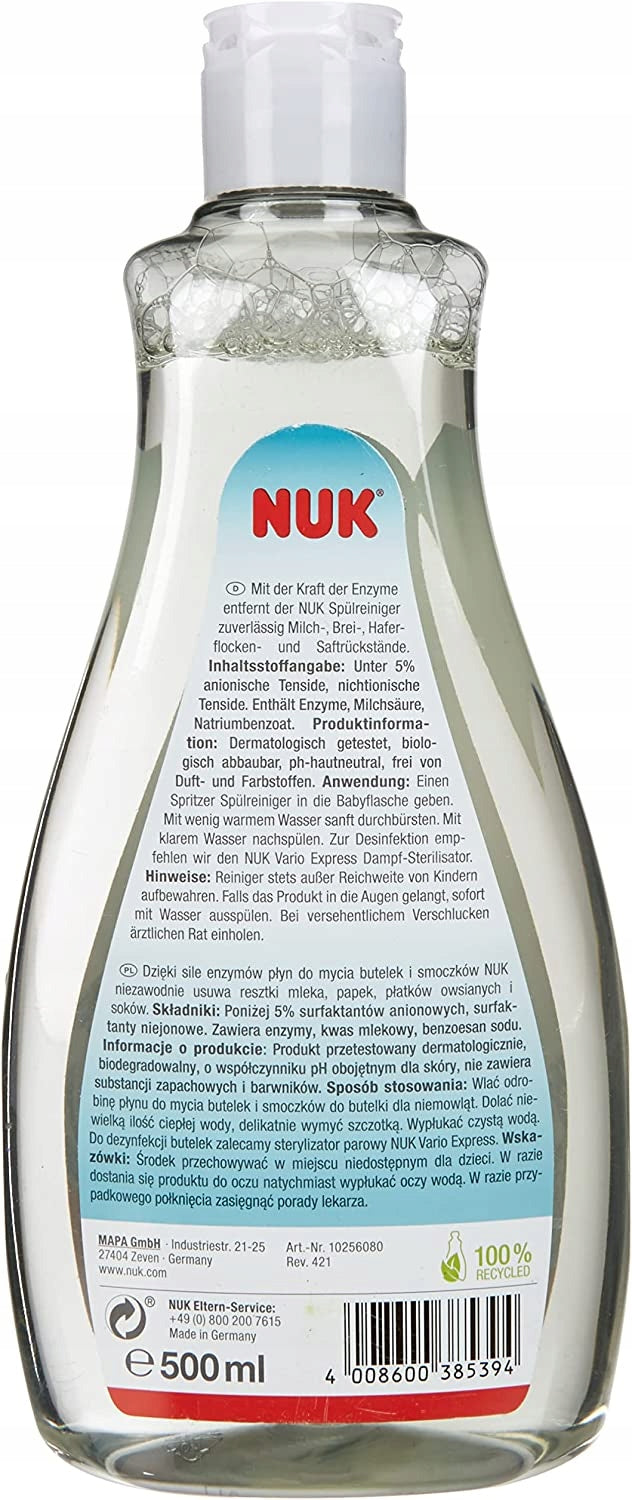 NUK cumisüveg- és cumimosó folyadék 500 ml