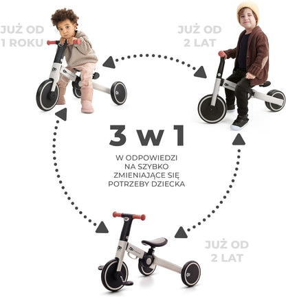 KINDERKRAFT 4TRIKE tříkolka 3v1 12 měsíců+