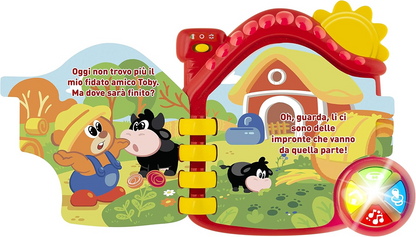 CHICCO Farm electronic educational book in English and Italian