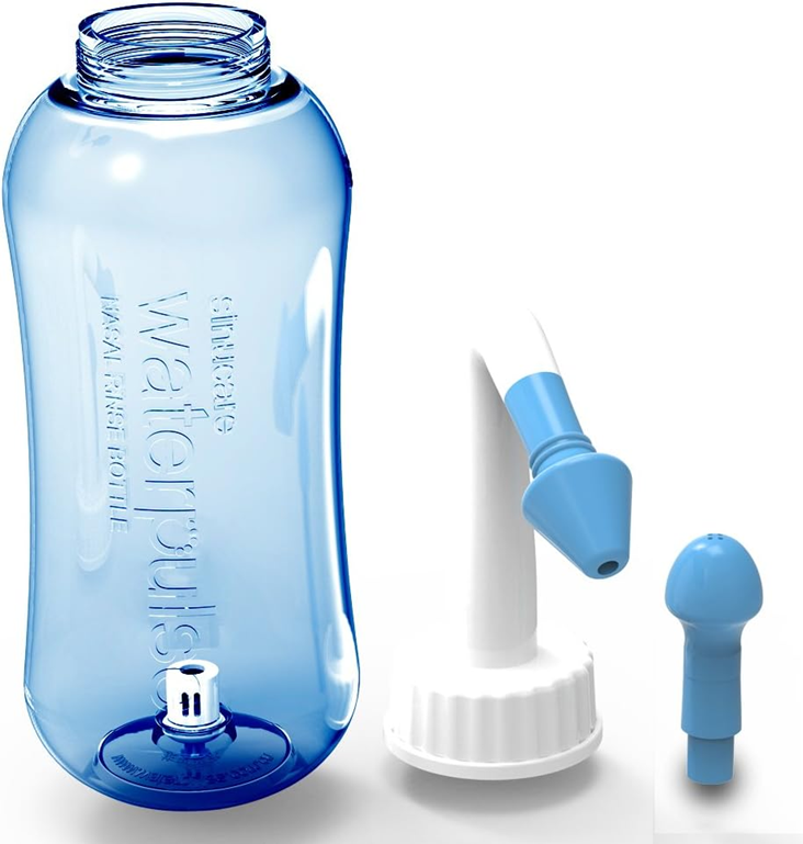 WATERPULSE Nasal 300 Nasendusche für Kinder und Erwachsene, 2 Aufsätze, 300 ml – Produktbild 4