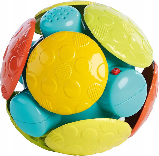 BRIGHT STARTS Wooble Booble vibrující koule s melodií pro lezení 12 cm