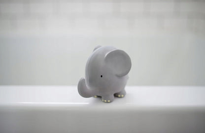TIKIRI elephantTeether, bath toy with rattleage 0 +colour greywidth 7.5 cm, length 11.5 cm, height 9