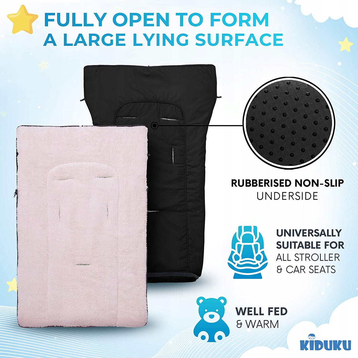 AMO NENES universal footmuff, sleeping bag