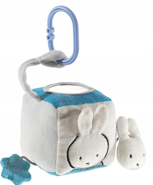 HEUNEC plyšová závěsná hračka na kočárek, postýlku, autosedačku KRÁLÍČEK MIFFY